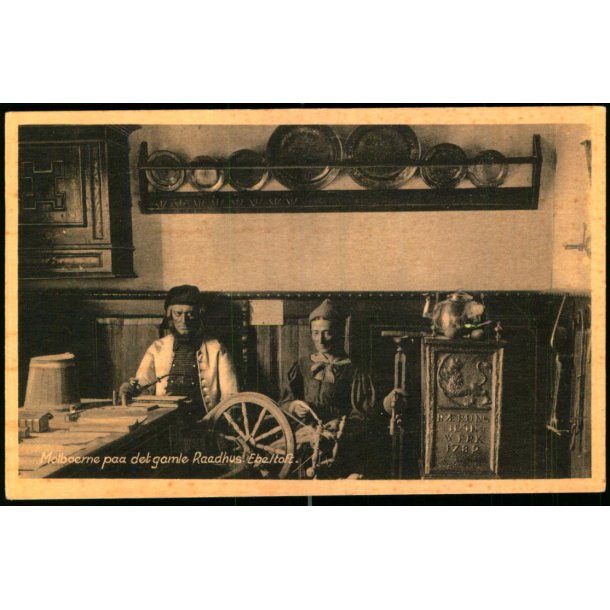 Molboer paa det gamle Raadhus i Ebeltoft  - Eneret 118 - Ubrugt