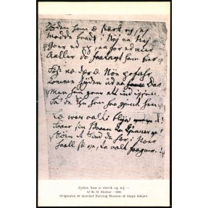 Jyden han  strk og sej - St .St. Blicher i Herning Museum  - u/n - Ubrugt