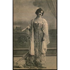 Gerda Krum-Nathansen i Den glade Enke  - Alex Vincent 466 - Ubrugt