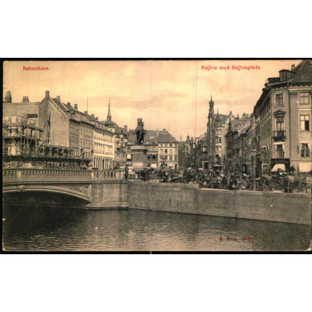 K�benhavn - H�jbro med  H�jbroplads - H.H.O. 3325 - Ubrugt