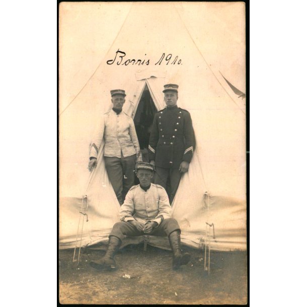 Lejren ved Borris - Fotokort 1910 - Ubrugt