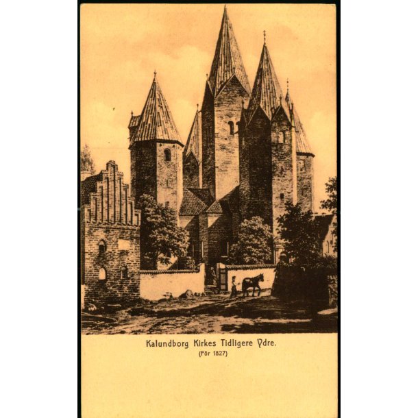 Kalundborg Kirkes Tidligere Ydre (F�r 1827) - Kull - Hamburg u/n - Ubrugt