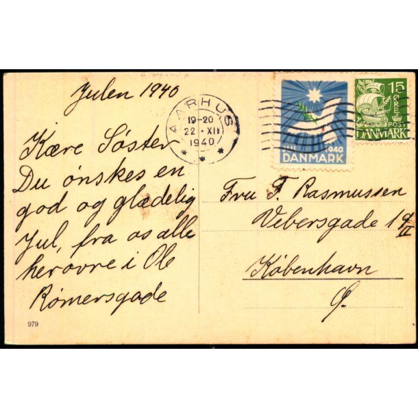 1940 p Postkort