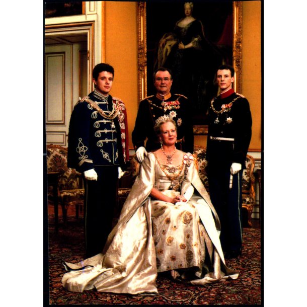 Den Kongelige Familie. - Klip u/n - Ubrugt