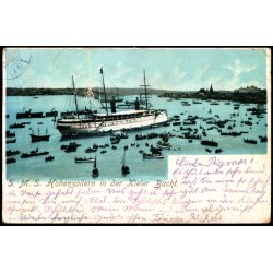 S.M.S. Hohenzollern in der Kiler Bucht - Ottermann 828 - Brugt - Svagt hjrne !