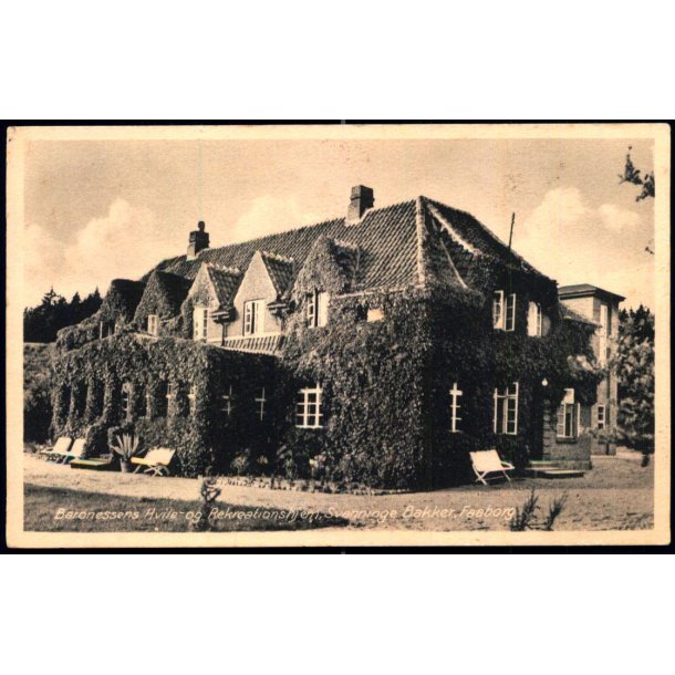 Baronessens Hvile og Rekreationshjem - Svanninge Bakker - Faaborg - Eneret 80252 - Brugt