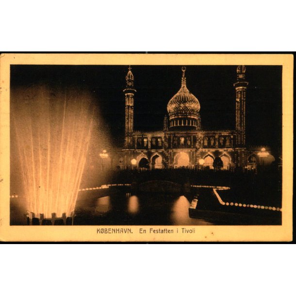 Kbenhavn - En Festaften i Tivoli - Stender 316