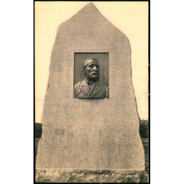 Herning - Pontoppidans Monument - Stender 9455 - Ubrugt