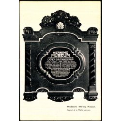 Mindetavle i Herning Museum  - u/n - Ubrugt