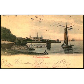 Fra Sundet ved  Kronborg - C. St. 545 - Brugt