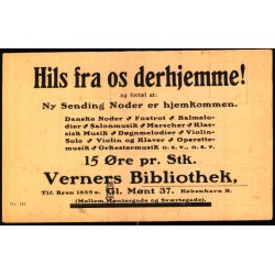 Verners Bibliotek - Gl. M�nt 37 - 146 - Ubrugt