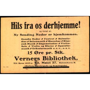 Verners Bibliotek - Gl. Mnt 37 - 146 - Ubrugt