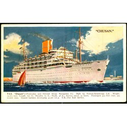 T.S.S. Chusan - Vallentine u/n - Ubrugt