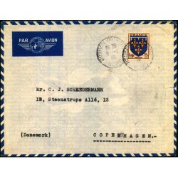 Luftpost Brev fra Frankrig til Danmark - 6 - 2 - 45