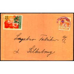 MOSELUND (SILKEB0RG) - Posthornsstempel p Brev