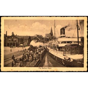 Fra Aarhus Havn - Aarhus Kunsthandel - J.J.N. 12120