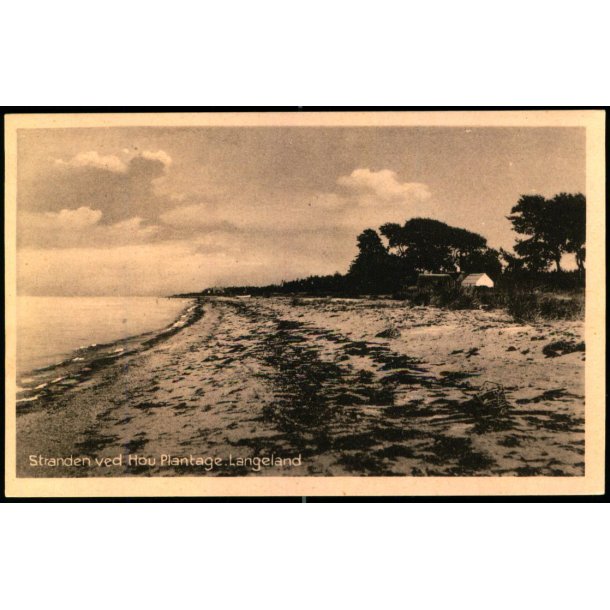 Stranden ved Hou Plantage - Langeland - C. Jenssen- Tuch  Eftf. 41 - Ubrugt