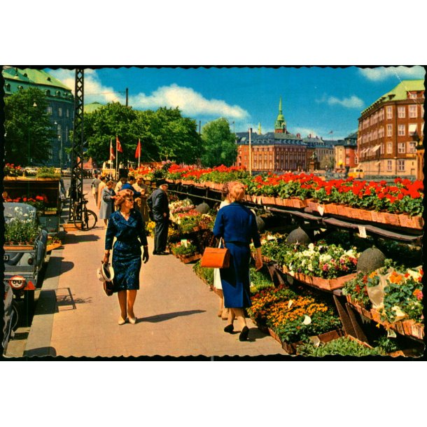 Blomstersalg ved Holmens Kanal - Chr. Olsen 165