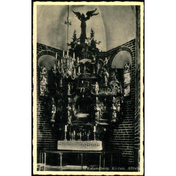 Kalundborg Kirke - Alteret - Rudolf Olsen 7668 - Ubrugt