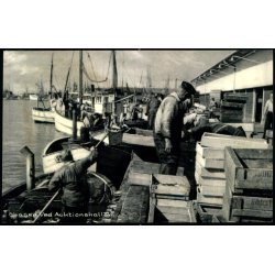 Skagen - Ved Auktionshallen - Einer Nielsens Bogh. 94604 - Ubrugt - Limrest p� bagsiden !