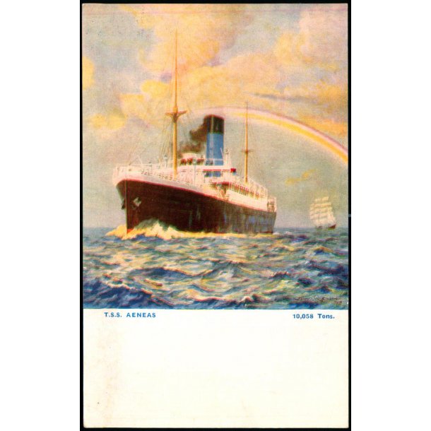 T.S.S. AENEAS - The Blue Funnel Line - u/n - Ubrugt