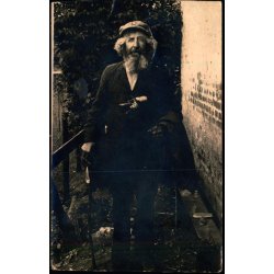 Fotokort Ukendt - Mand - Ubrugt - Sk�vt Sk�ret foroven !