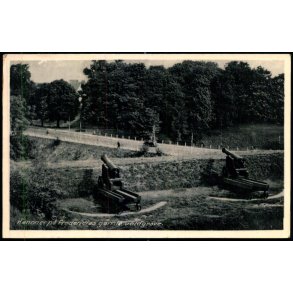 Kanoner p� Fredericia gamle voldgrave - Rudolf Olsen 7214 - Brugt