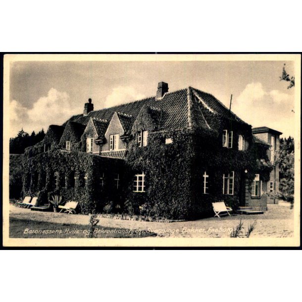 Baronessens Hvile og Rekreationshjem - Svanninge Bakker - Faaborg - Eneret 80252 - Ubrugt