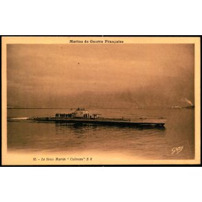 Le Sous Marin - Caiman - Marine de Guerre Francaise - Blondel 35