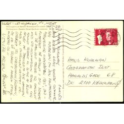 Helikopter i Sndre Strmfjord om vinteren - Rolf Mller u/n - Brugt