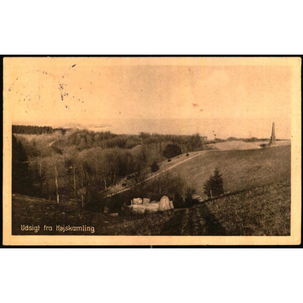 Udsigt fra H�jskamlingen - K.M. 56012 - Brugt