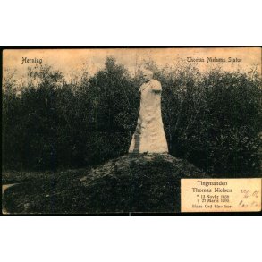 Herning -  Thomas Nielsens Statue - Perter Alstrup 8009 - Brugt