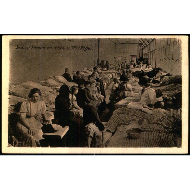 In einer Baracke vonostrpeuss Fluchtlingen - u/n - Ubrugt