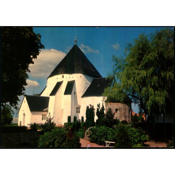 Bornholm - sterlars Rundkirke med apsis - Colbergs Bogh. 9033 - Ubrugt