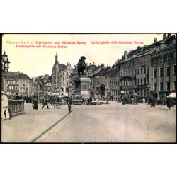 K�benhavn - H�jbroplads med Absalons Statue - u/n - Brugt