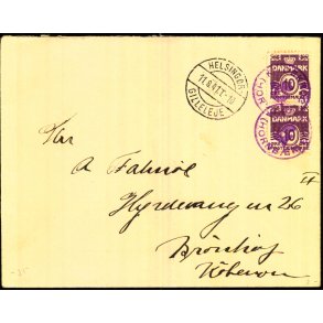 KILDEKROG (HORNBK) - Posthornsstempel - p Brev