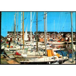 Lystsejlere i Skagen Havn  - Gr�sb�lls  7805 - Ubrugt