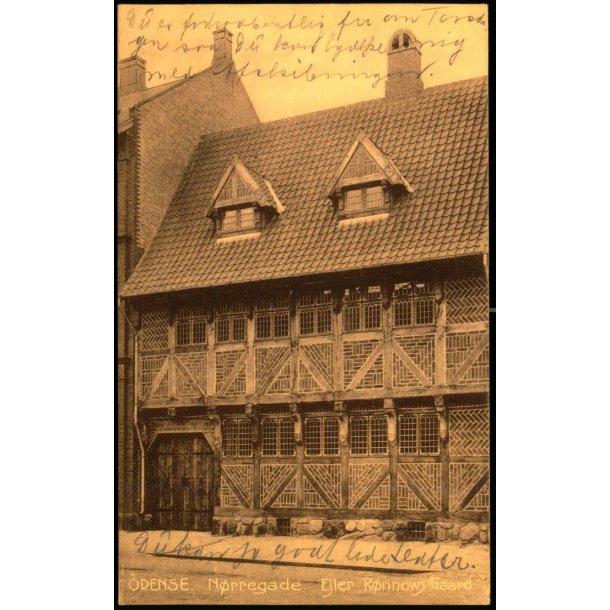 Odense - N�rregade - Ejler R�nnows Gaard - Stender 10049 - Brugt