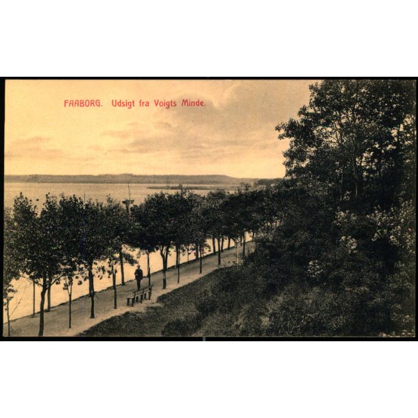 Faaborg - Udsigt fra Voigts Minde - G. Nissen 16854 - Ubrugt