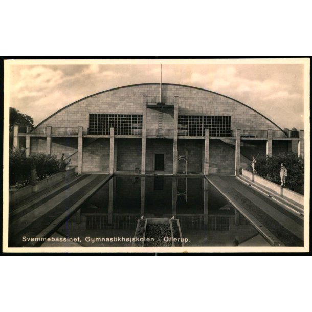 Svmmebassinet - Gymnastikhjskolen i Ollerup - Fotokort u/n - Ubrugt