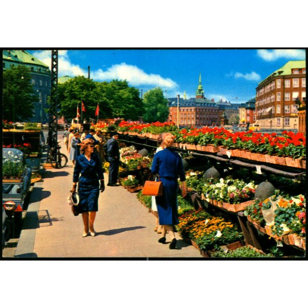 Blomstersalg ved Holmens Kanal - Chr. Olsen 165