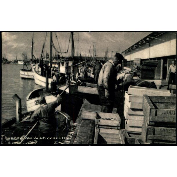 Skagen - Ved Auktionshallen - Einer Nielsens Bogh. 94604 - Ubrugt