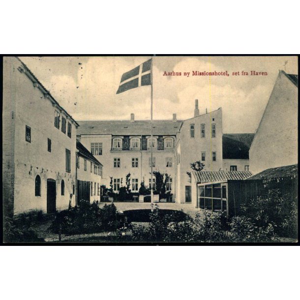 Aarhus ny Missionshotel, set fra Haven - J.J.N. 2523 - Brugt