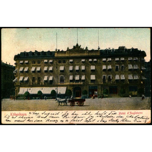 K�benhavn - Hotel d�ngleterre - Ed.F.Ph. 3512