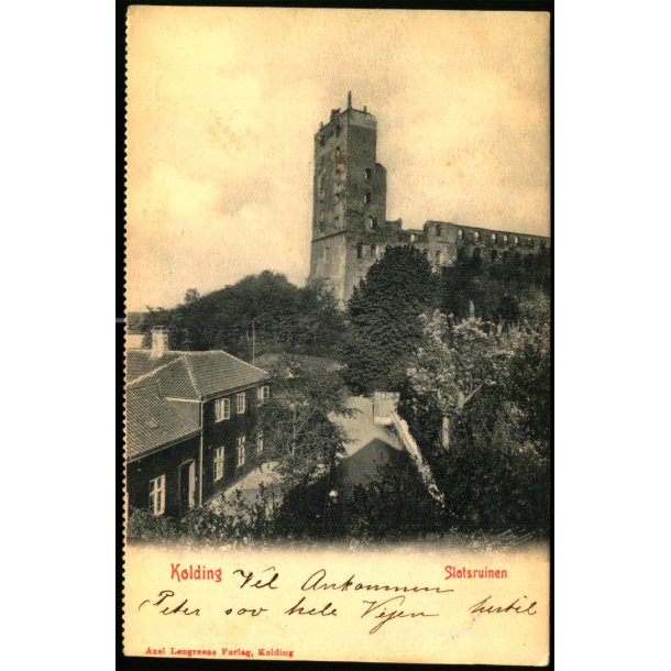 Kolding - Slotsruinen - A. L�ngreen u/n - Brugt