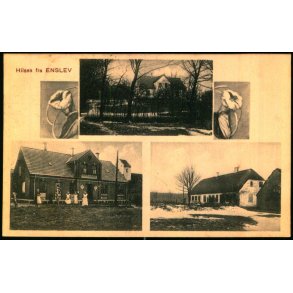 Hilsen fra Enslev - L. Poulsen 40842 - Brugt