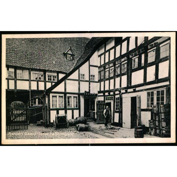 Randers - Gaardinteri�r fra  Storegade - Stender R. 178 - Ubrugt