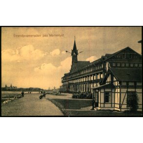 Strandpromenaden paa Marienlyst - J.M. 561 - Ubrugt