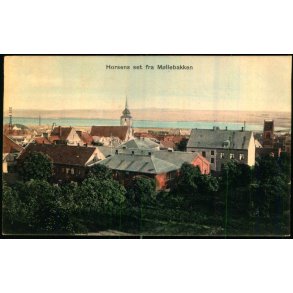 Horsens set fra M�llebakken - C. St. 162 - Ubrugt - Fold 1