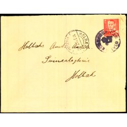 KELDSTRUP (VIG ST) - Posthornsstempel - p Brev